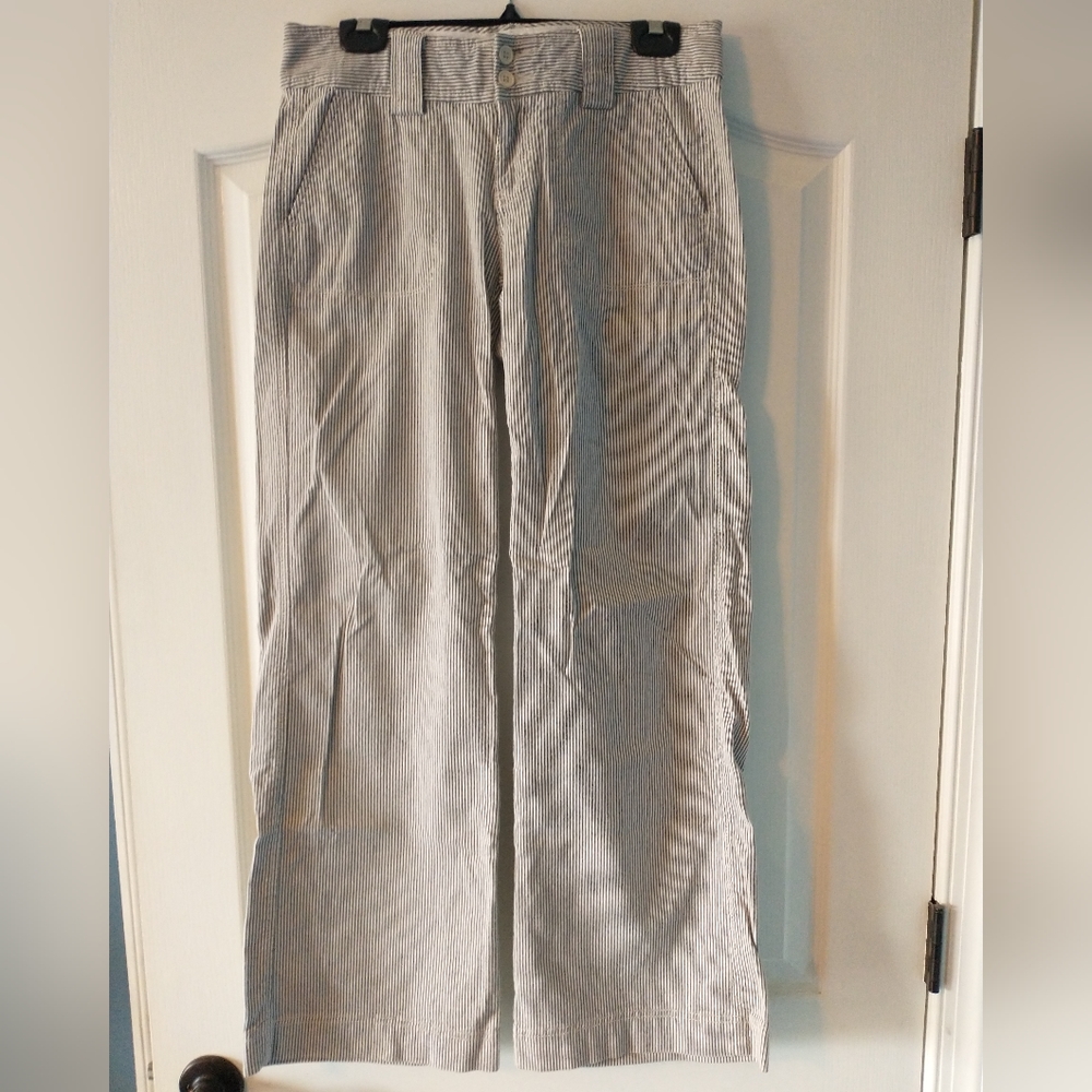 Women's Gap Retro Striped Pants Size 4 Reg Loose Fit